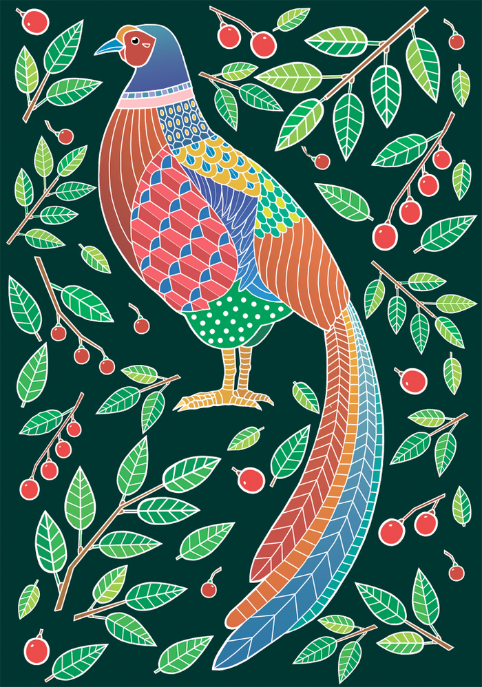 Фазан в чаще