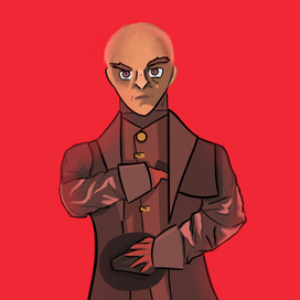 Мужчина со шляпой