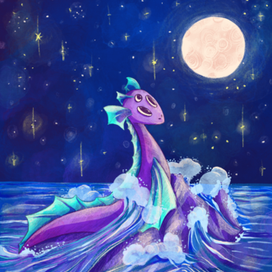 Январь. Монстр на скале