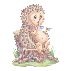 Чаепитие у ежа