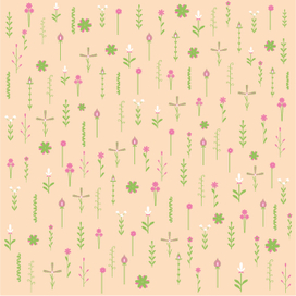 Персиковый паттерн