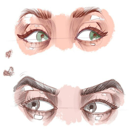 Скетчинг глаз