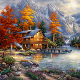 Природа, репродукция, обои