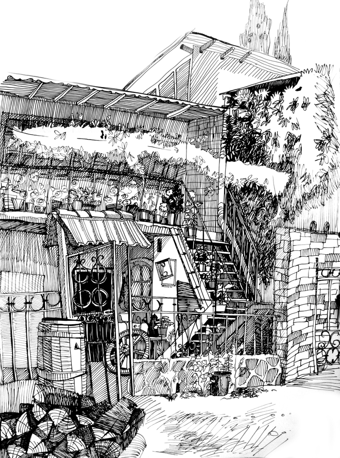 дворик в Алупке