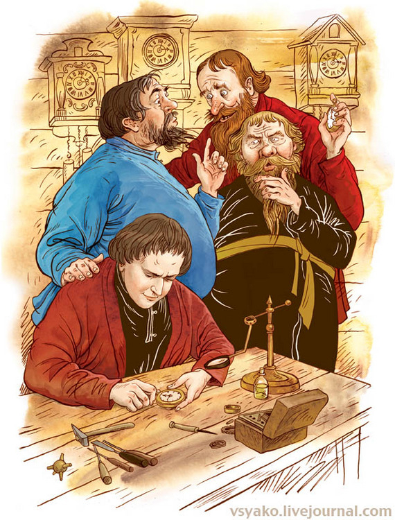 Иллюстрация к книге "Иван Кулибин"