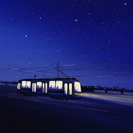 Ты обещала сесть на ночной трамвай.