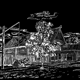 Деревенская архитектура.