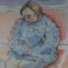 "Голубые завитушки"