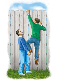 Рекламная иллюстрация для страховой компании.