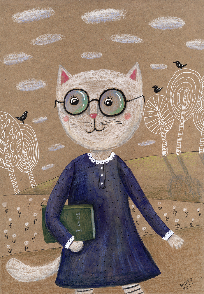 Умная кошка