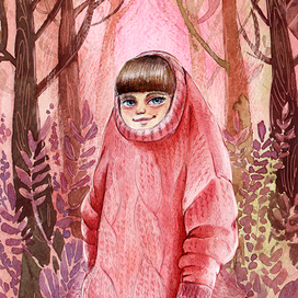 Девочка в свиторе 