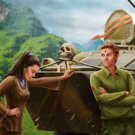 БТР, дождь, череп и предчувствие беды