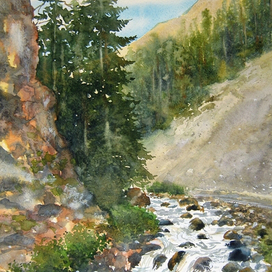 Алтай. Красные ворота, р.Чибитка