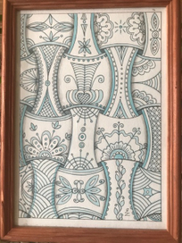 Узоры в голубом