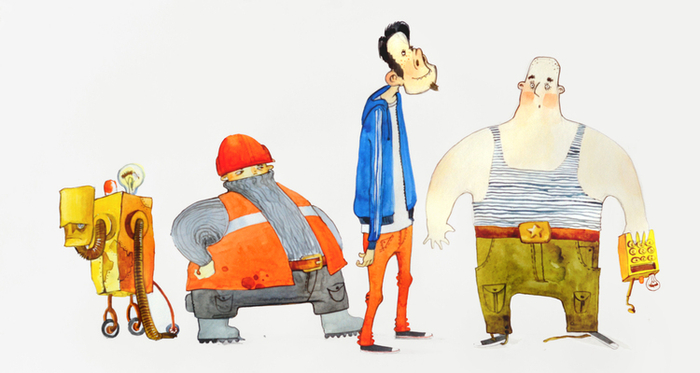 Персонажи "Автостопом по галактике" 