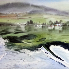 ,,Заплыв по озеру.Ирландия,,