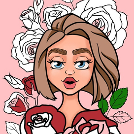 Раскраска девушка