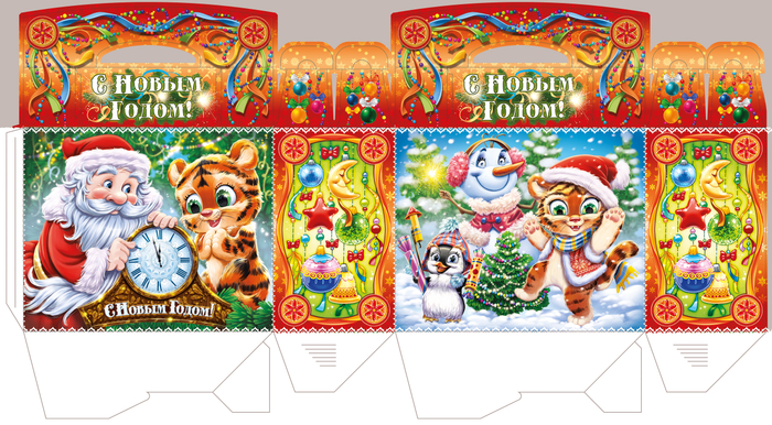 Упаковка НГ подарка