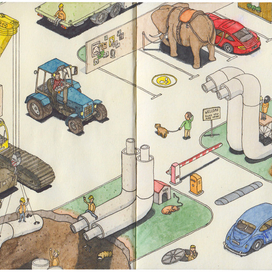 Boulevard where I live (a little bit under construction)