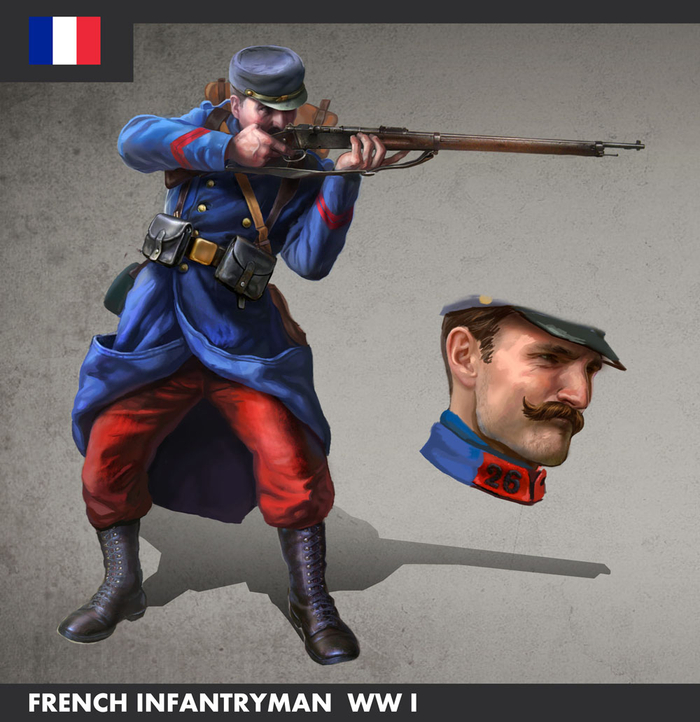 Французский пехотинец