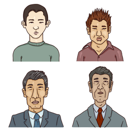 Лица: Азиаты