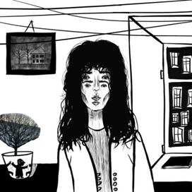 Черно-белая графика.