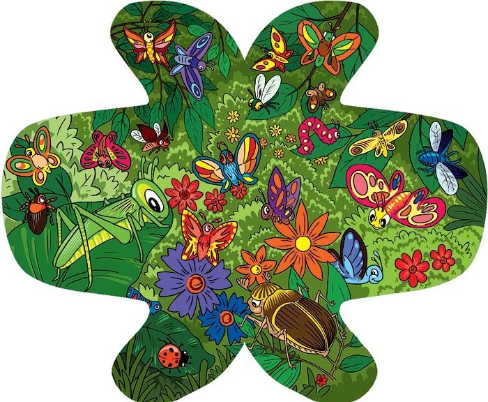 Бабочка-путешественница, Насекомые