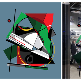 Работа для витрин магазина SneakerHead/