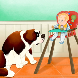 "Ребенок -  лучший друг собаки"