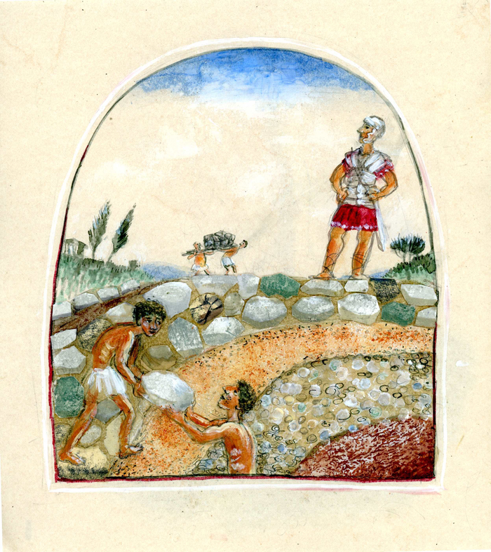 Строительство римских дорог