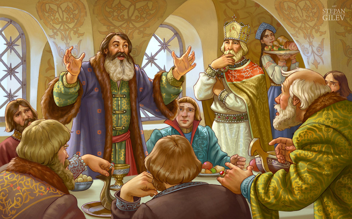 Пирушка у князя.