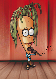 Девочка-морковка