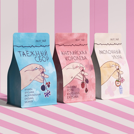 Иллюстрация / дизайн упаковки чая