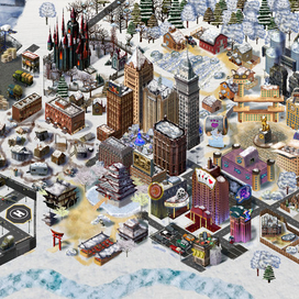 Map for Mafia game (Winter came)