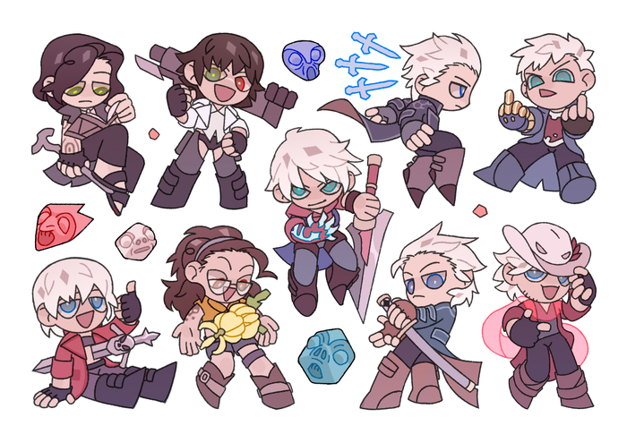 Стикерпак Devil May Cry