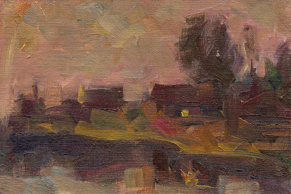 жаркий вечер