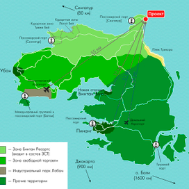 Карта-Инфографика о.Бинтан