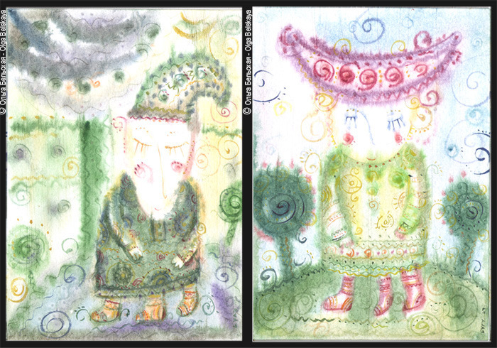 Скромный жених и его невеста