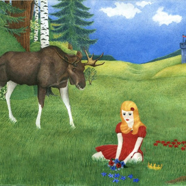Иллюстрация к норвежской сказке