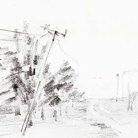 Дорога. Летний душ. Хлам