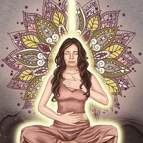 Иллюстрирование книги "Энергия Рейки"