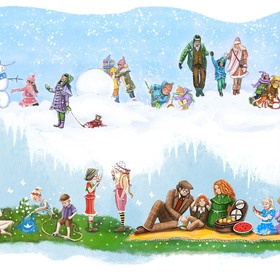 Мини Виммель "Времена года"