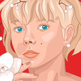 Векторные портреты людей