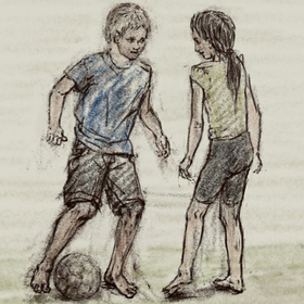 Дворовый футбол (листать вниз, 4 картинки)