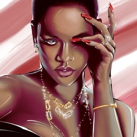 Портретная Fashion иллючтрация