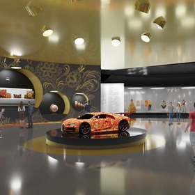 Проект выставочного павильона народных промыслов «ХОХЛОМА».