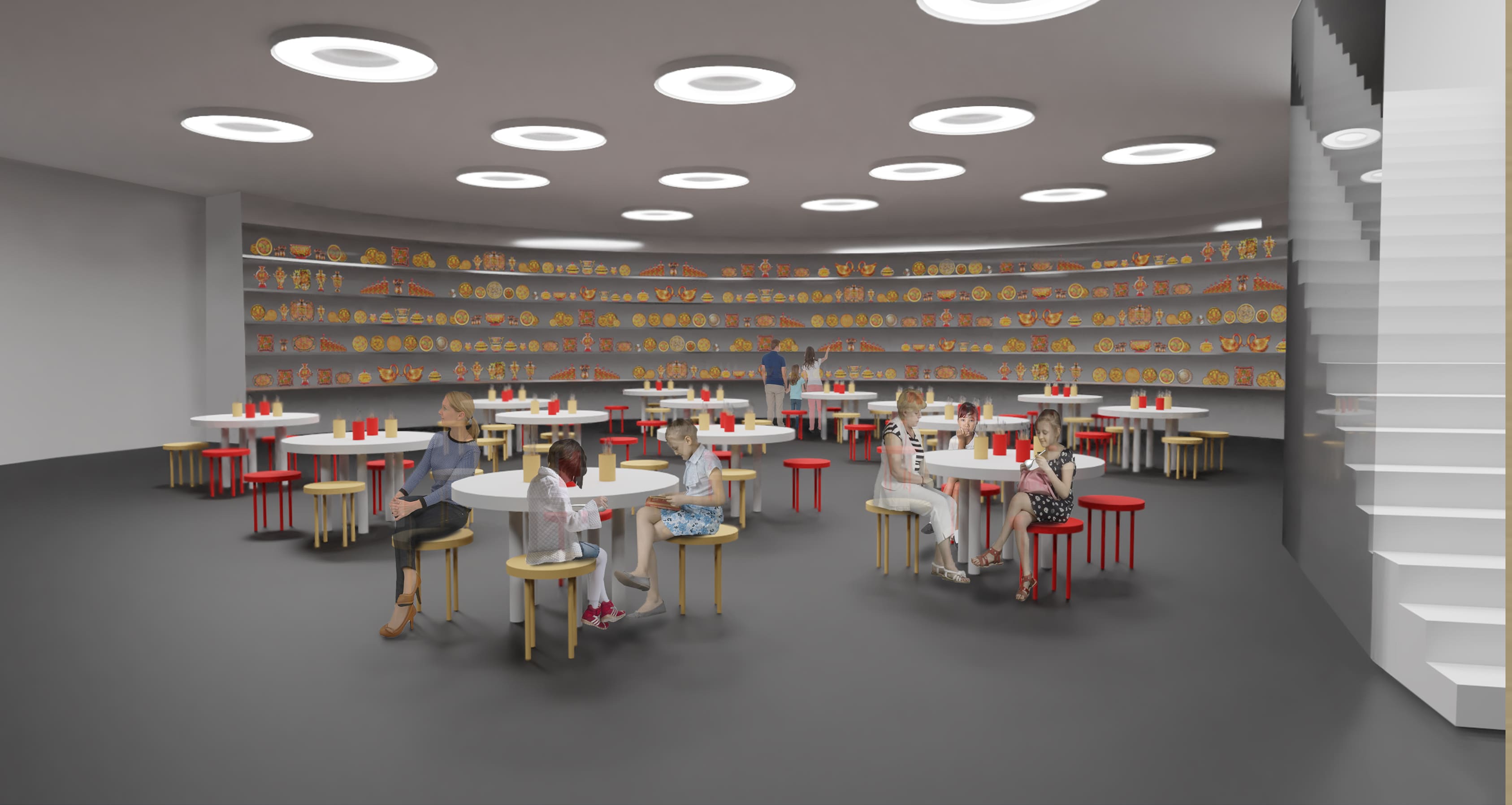 Проект выставочного павильона народных промыслов «ХОХЛОМА».