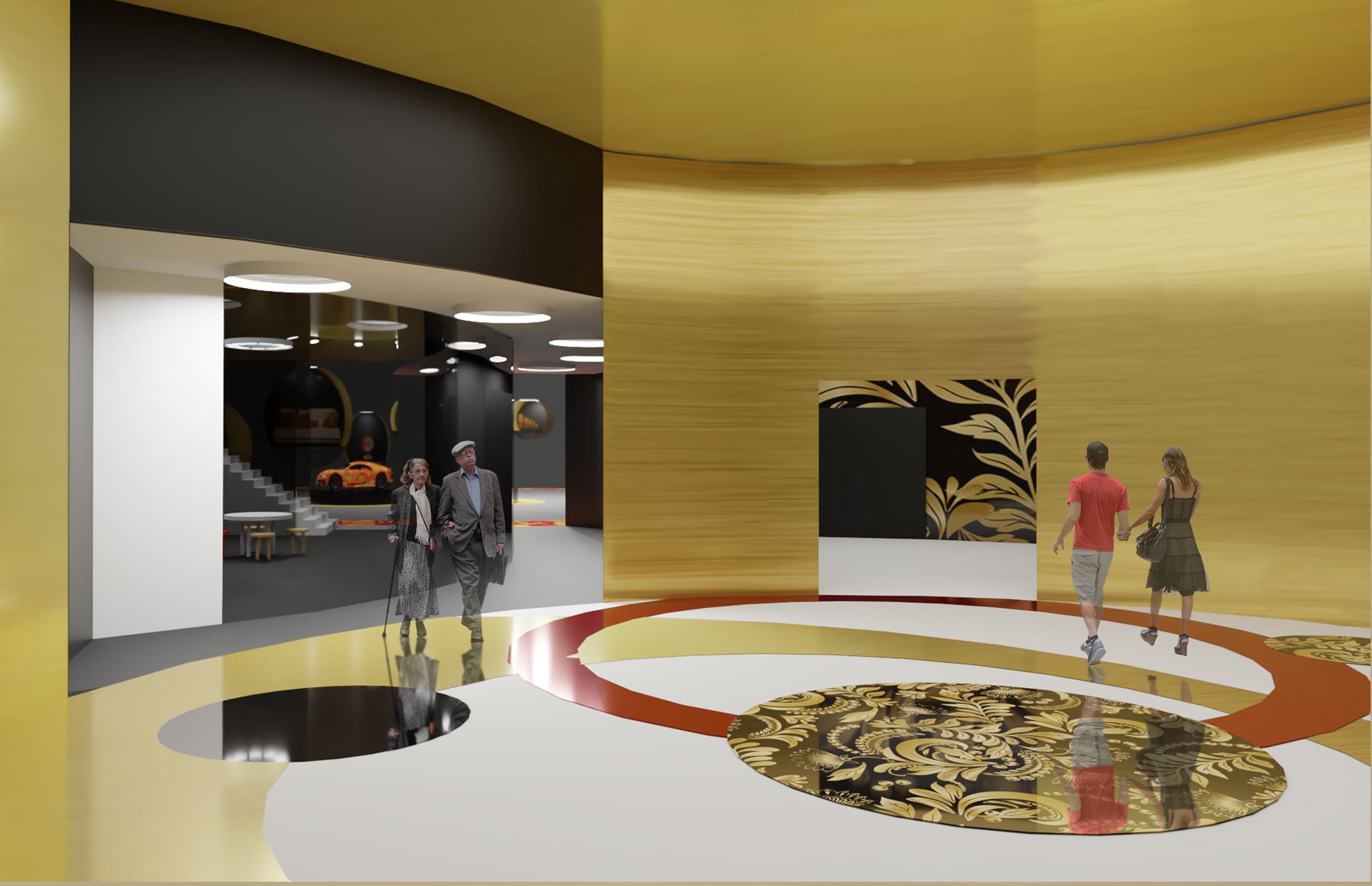 Проект выставочного павильона народных промыслов «ХОХЛОМА».