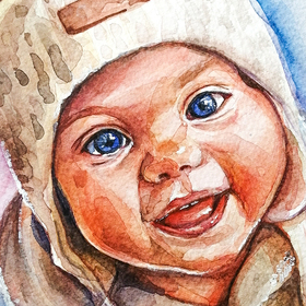 Акварельные портреты