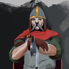 Зарисовка викинга